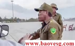 nhan vien bao ve thap nghinh phong bi dinh chi cong tac do co thai do tho lo